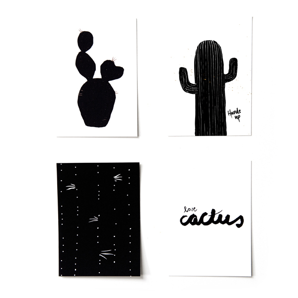 Strups cactus postcards
