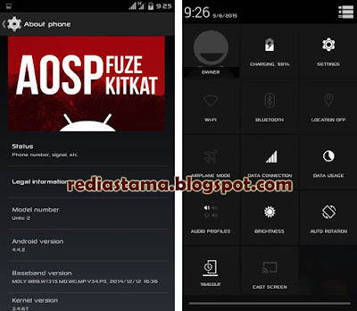 Custom ROM AOSP V2 Kitkat for Advan S5J+ Custom ROM AOSP V2 Kitkat for Advan S5J+