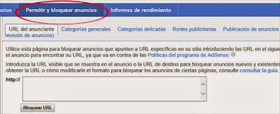 bloquear anuncios en adsense