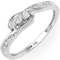 Twisted Promise Engagement Bridal Ring