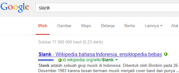 Slank di penelusuran google Slank kalah populer dari OM Sera