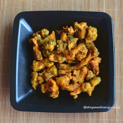 Divya's culinary journey Broccoli Pakora
