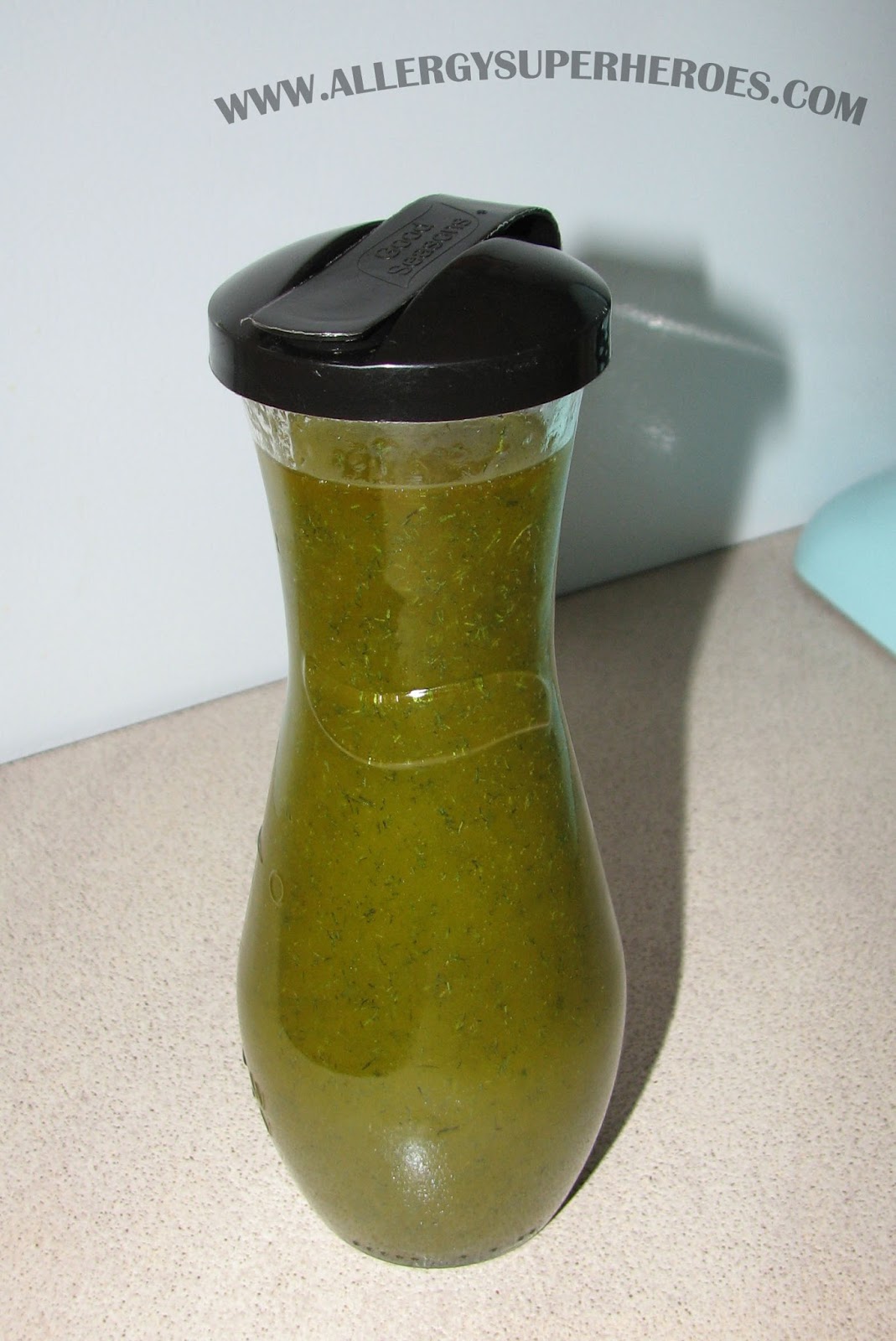 2nd Gen Allergy Mom, Allergy Superheroes Lemon Dill Salad Dressing