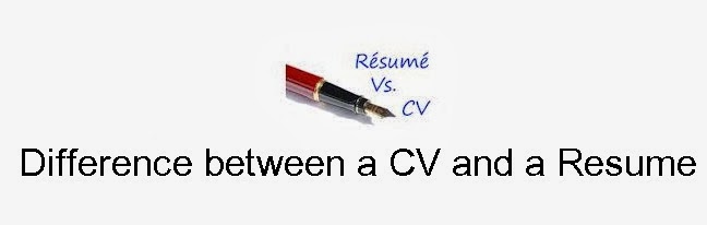 difference between a cv and resumes