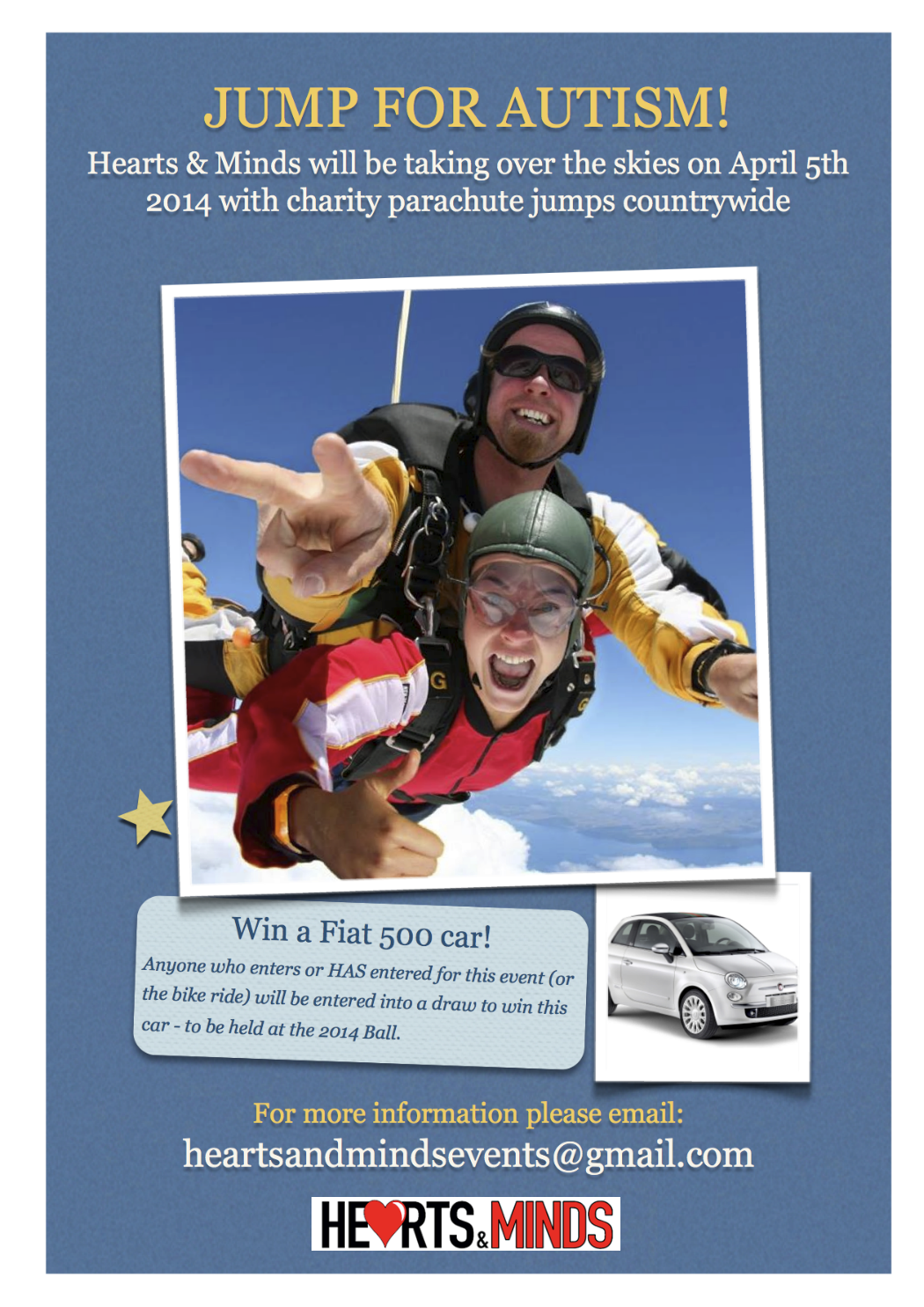 Hearts and Minds Last chance to register for Jump for Autism!