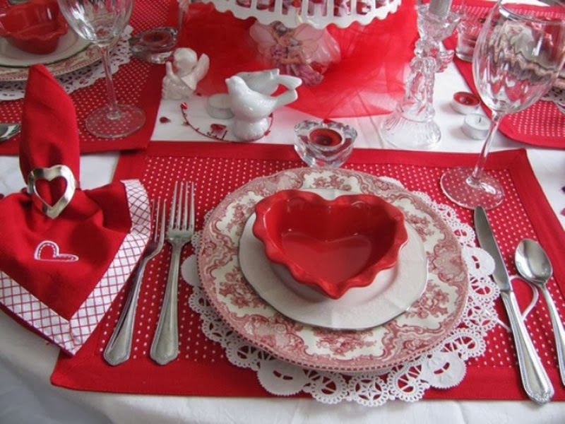 New donna blog: Tavola romantica per San Valentino