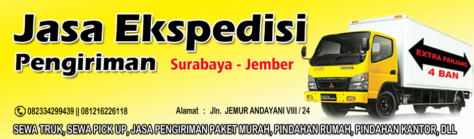 JASA EKSPEDISI PENGIRIMAN SURABAYA JEMBER