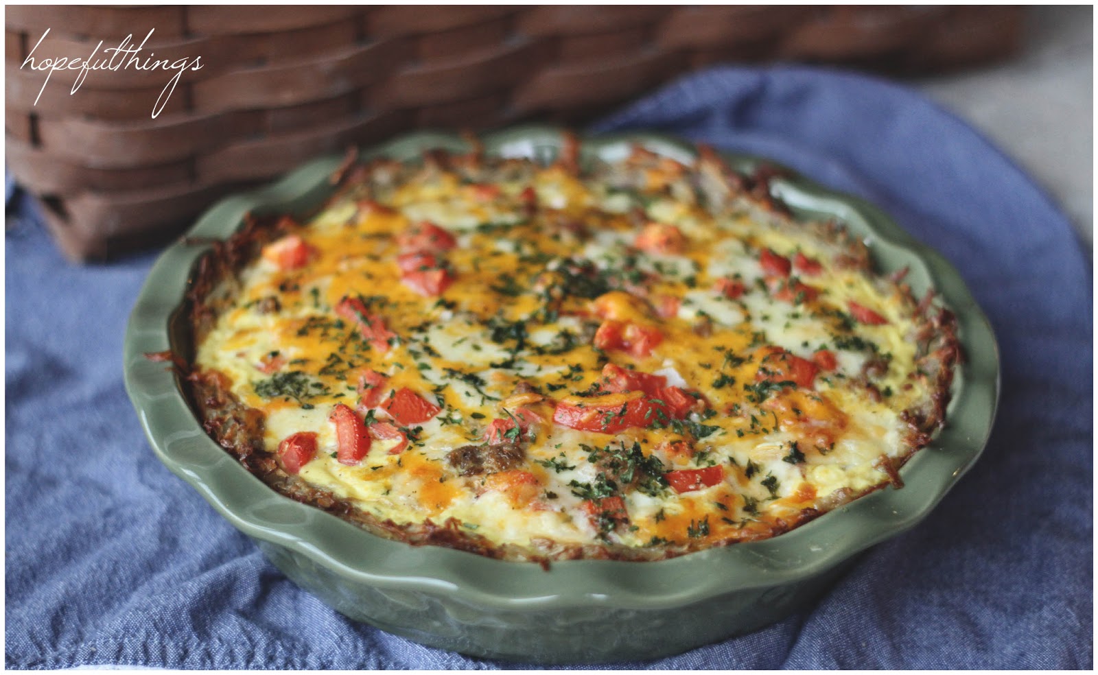 Hopeful Sausage Potato Quiche