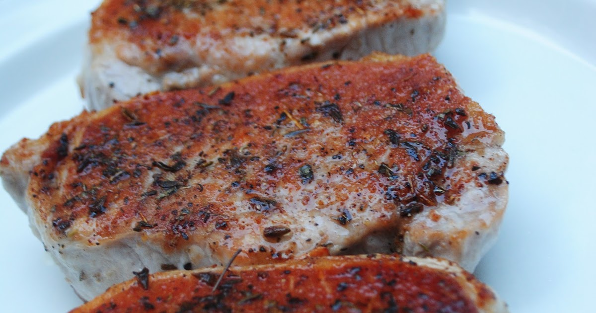 Week Night Yum Yum Herb de Provence Pork Chops The Enchanted Spoon
