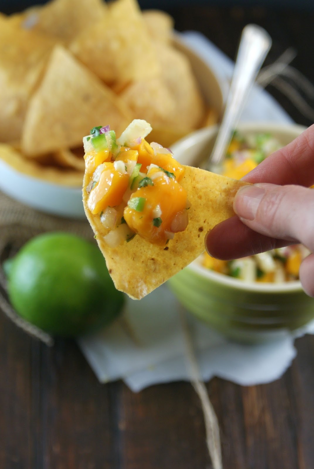 Authentic Suburban Gourmet Mango Jicama Salsa Blogger C.L.U.E. Society