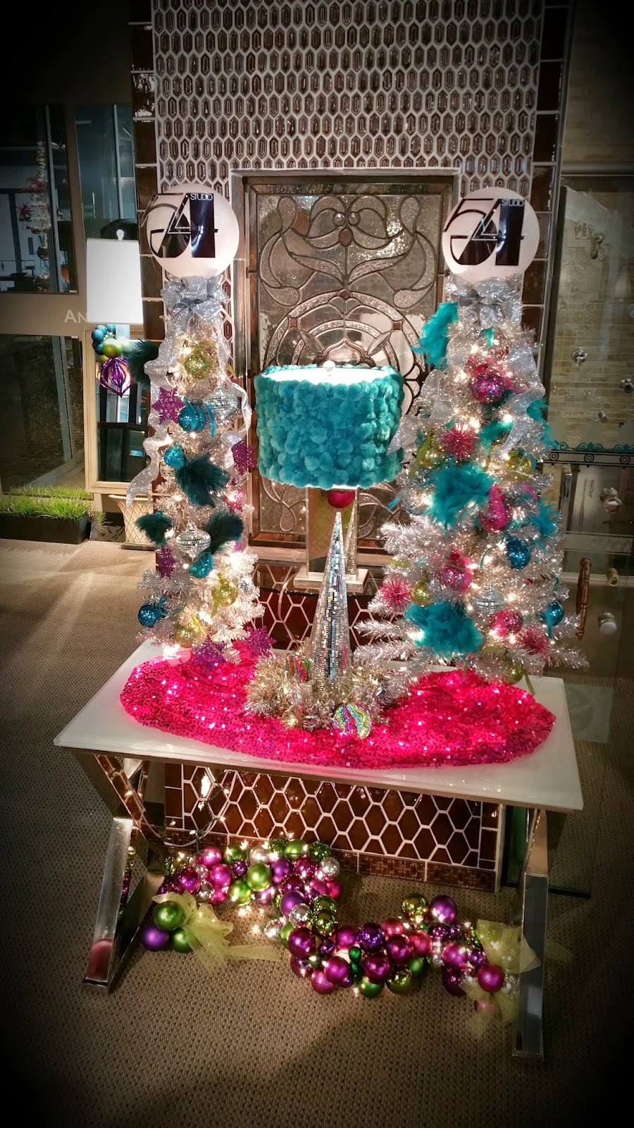 mendlbarr Studio 54 "Disco Christmas" Houston Design Center