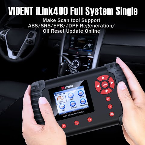 VIDENT iLink400 Full System OBD2 Bi-directional Scan tool