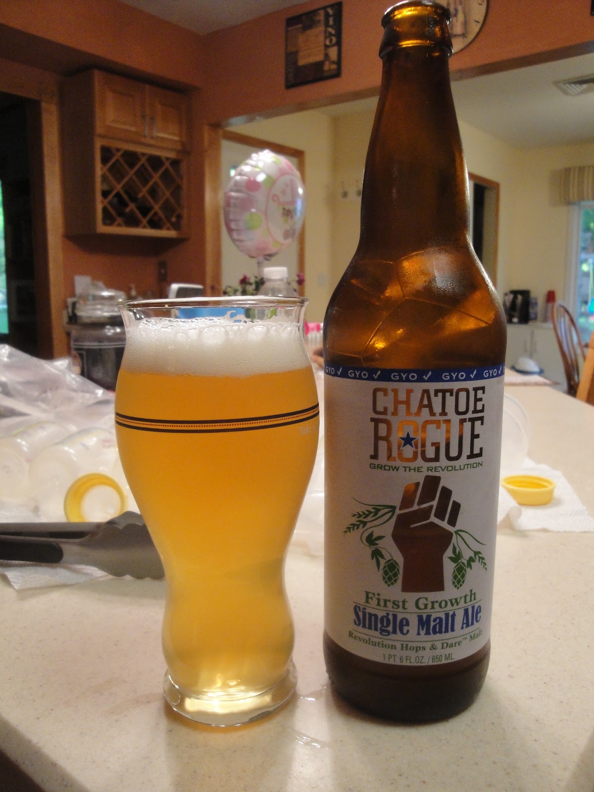 The Beer Whisperers Rogue Ales' GYO Single Malt Ale