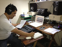 Estação de mixagem da VALE DO ÁUDIO PRODUÇÕES - O Estúdio do VAL Trio.