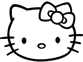 Dessin pour colorier hello kitty