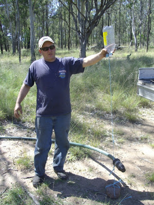 eight acres: setting up a dam pump