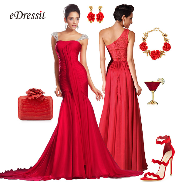 red dress for formal event