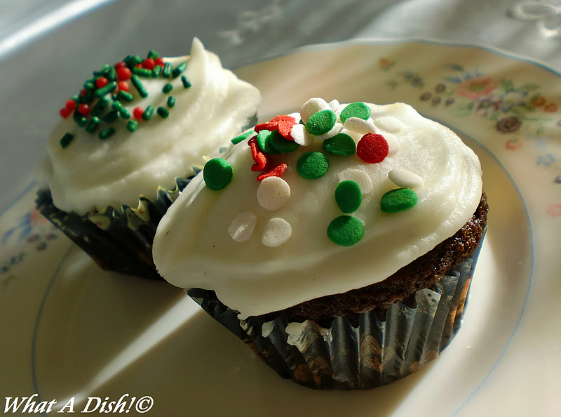 What A Dish! Coconut Oil Chocolate Cupcakes