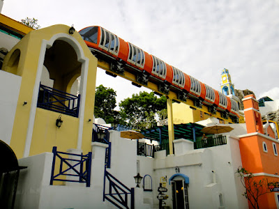 Monorail at E-da Theme Park Kaohsiung Taiwan