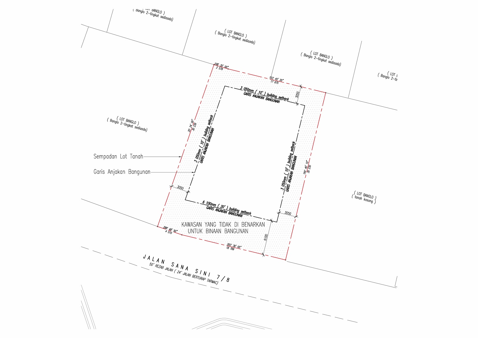 AO PANDUAN RUANG RUMAH Apa tu...Garis Anjakan Bangunan