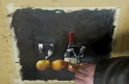 Still Life time lapse Oil Painting Demonstration