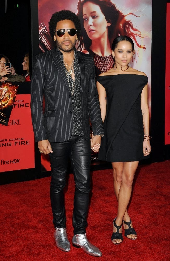 Divergent France Zoë Kravitz à l'avant première de Hunger Games L