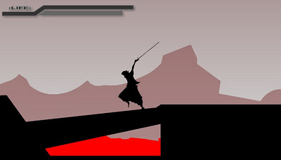 You can tell he's tough because he doesn't need a big ridiculous sword.