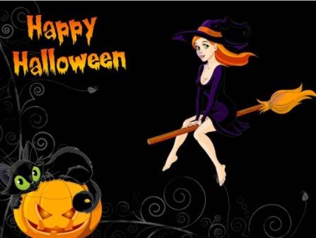 gadis cewek cantik main malam halloween