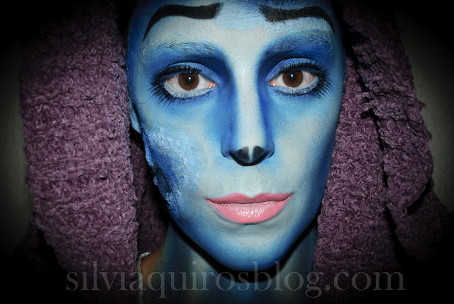 Maquillaje Halloween 8: Novia Cadaver, Halloween Make-up 8: Corpse Bride, efectos especiales, special effects, Silvia Quirós