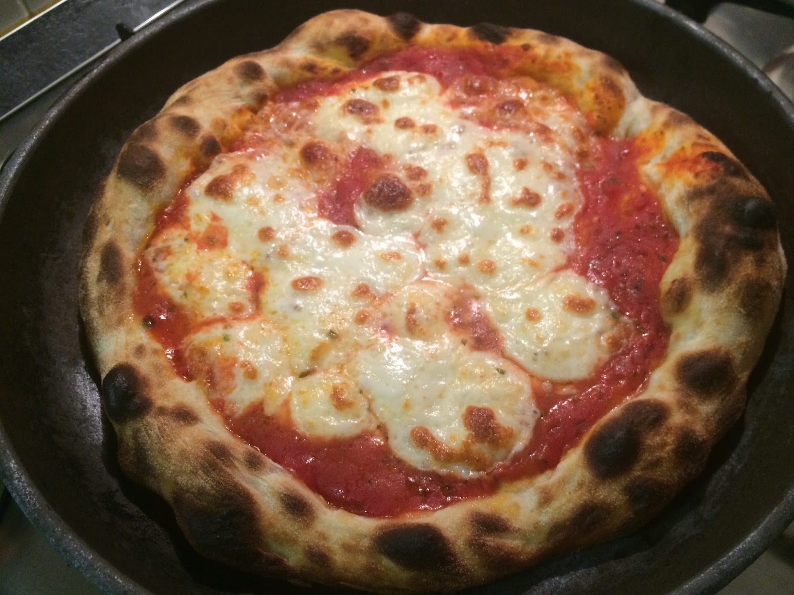 La Pizza Come In Pizzeria Cotta Sul Gas