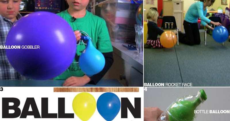 E is for Explore!: Balloon Science