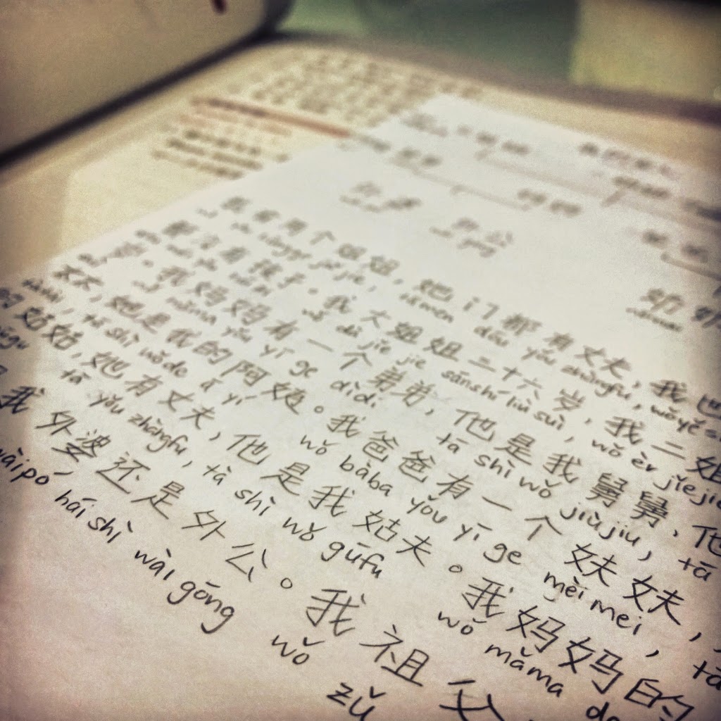 Homework in cantonese image