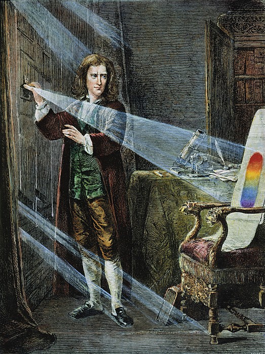 Isaac Newton Writing