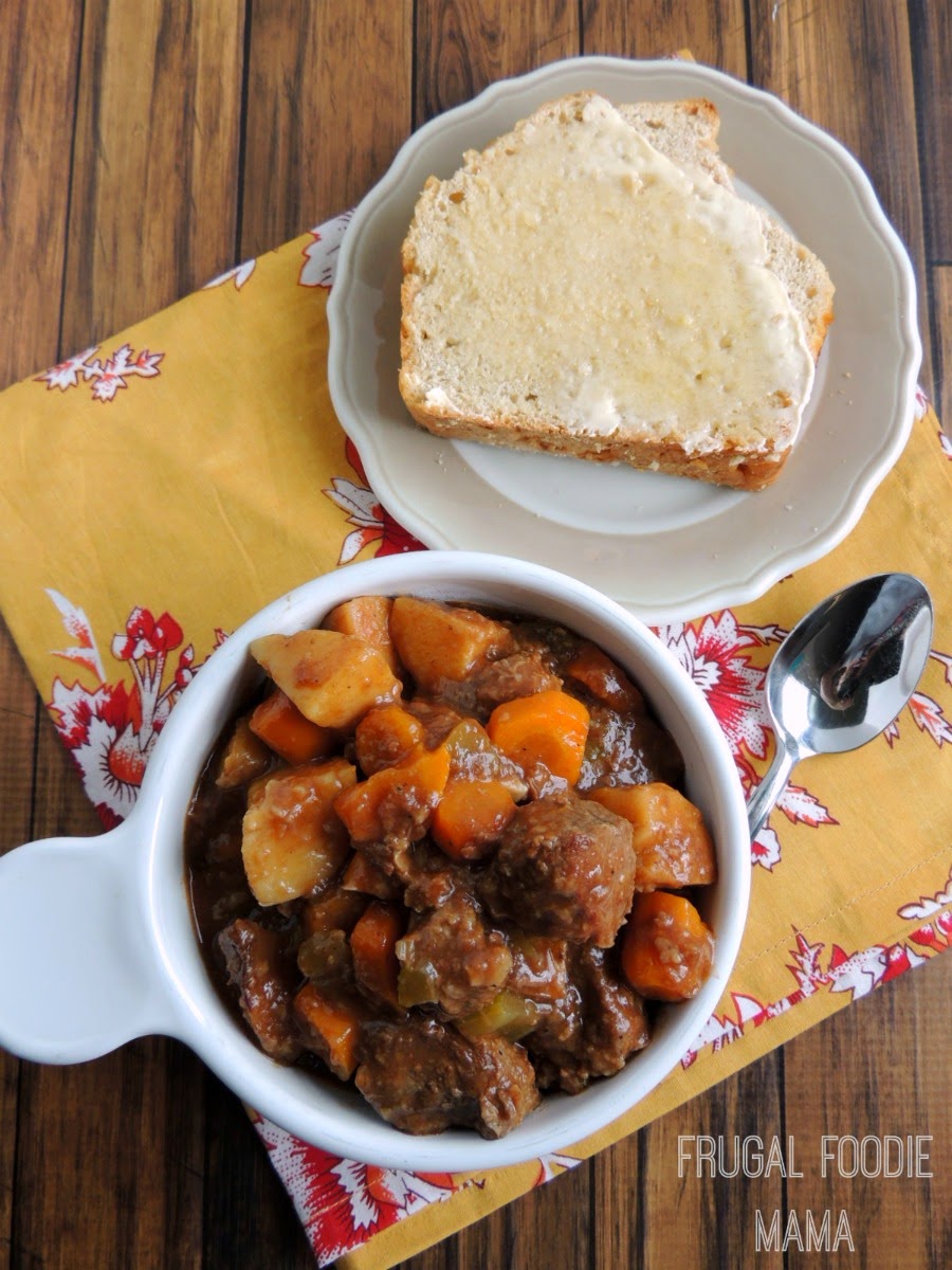 Frugal Foodie Mama Slow Cooker Balsamic Beef Stew