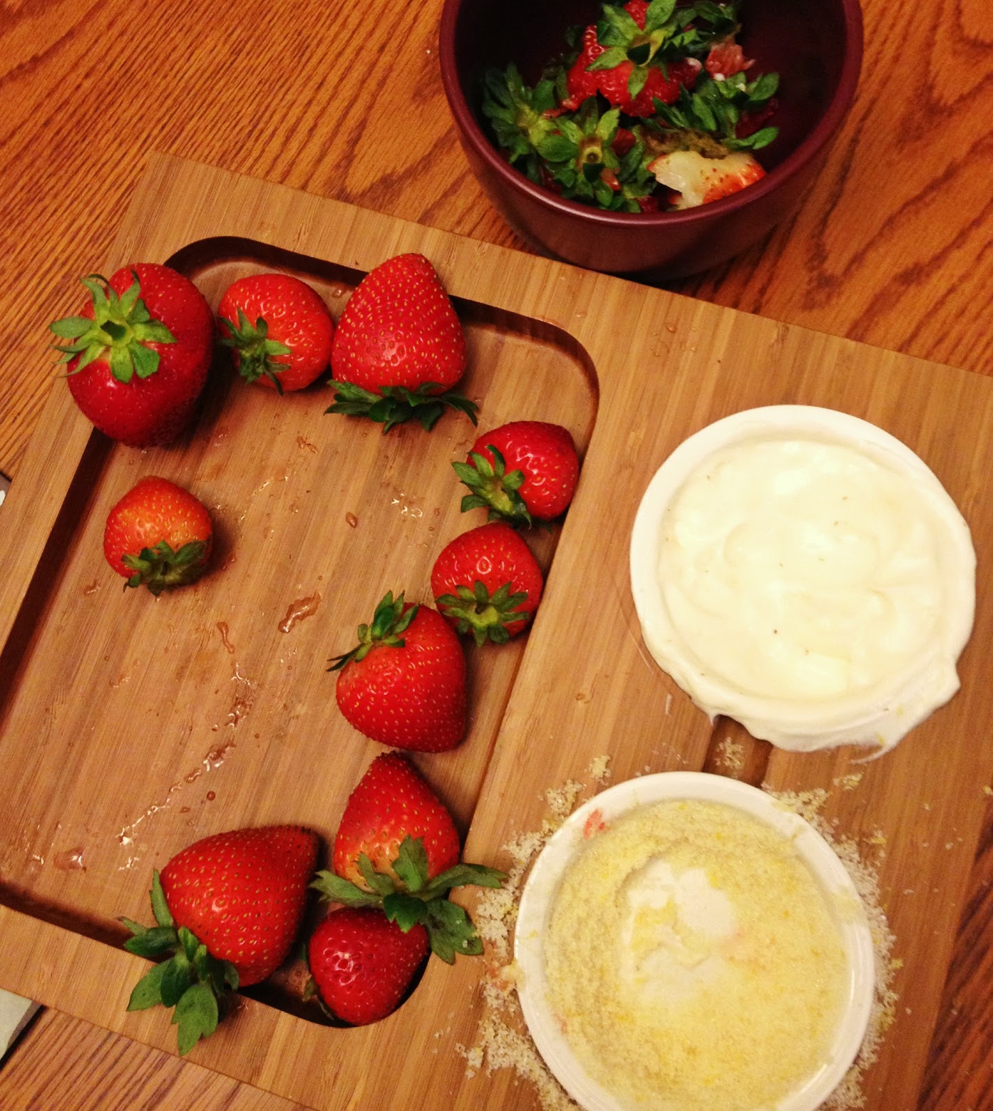 Four Seasons Kitchen Strawberries with Lemon Sugar