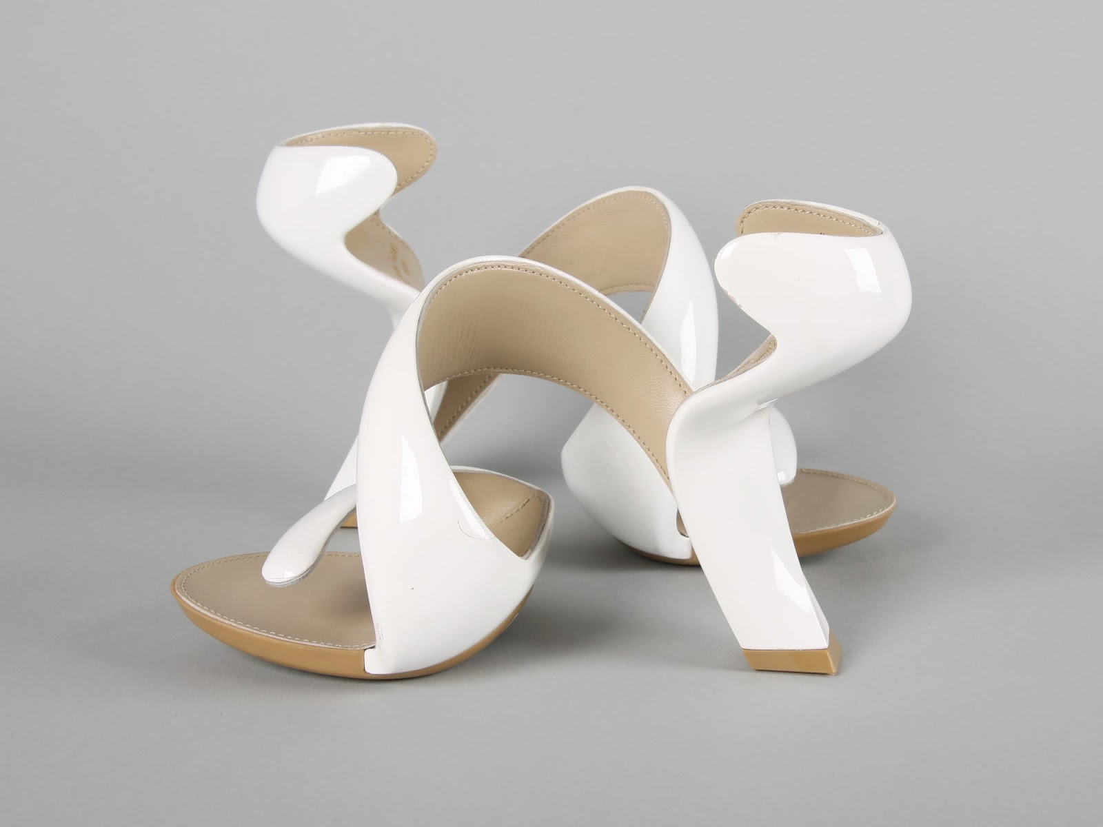 Museum of Design in Plastics Shoes take inspiration from bridge design