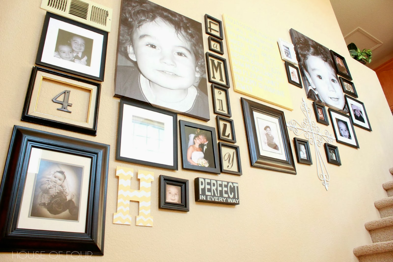 HOUSE OF FOUR Tips on hanging a gallery wall