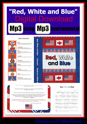 "Red, White and Blue" Digital Download Available by Debbie Clement "Red, White and Blue" Digital Download Available by Debbie Clement