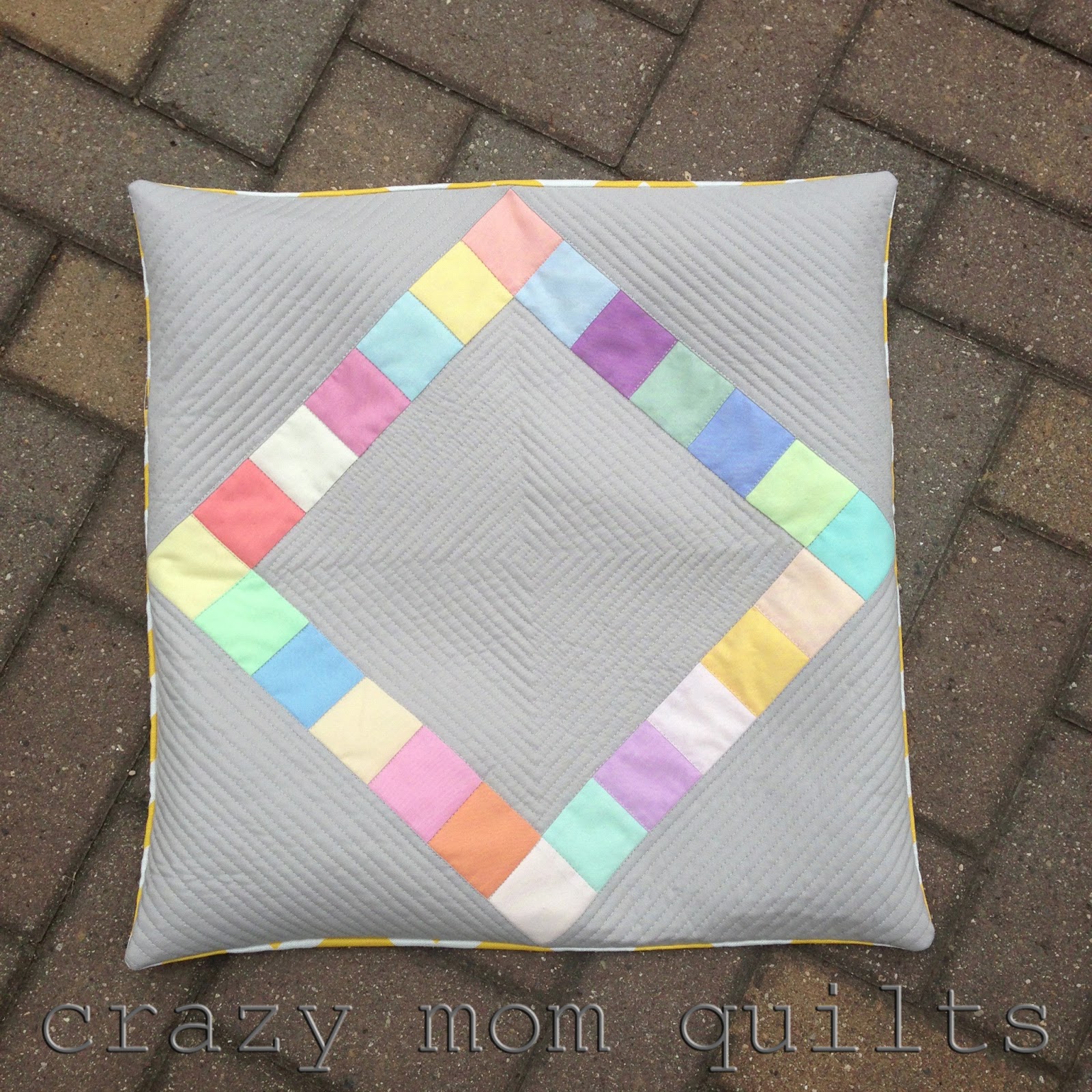 crazy mom quilts diamond pillow cover