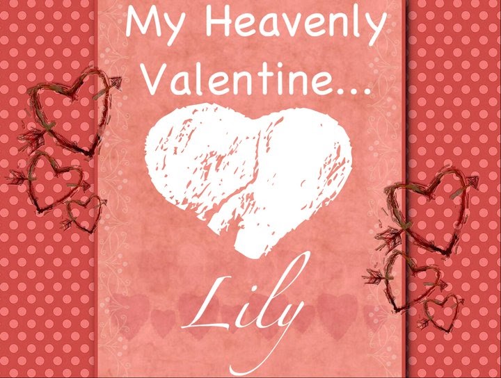 Rose and Her Lily Valentine's Day Poem in honor of Lily written by my