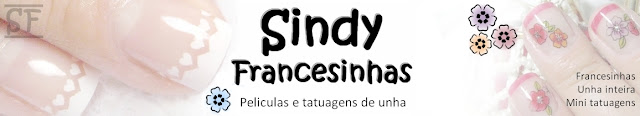 Sindy Francesinhas - Adesivo de unha inteira, películas de unha, francesinhas, variados.