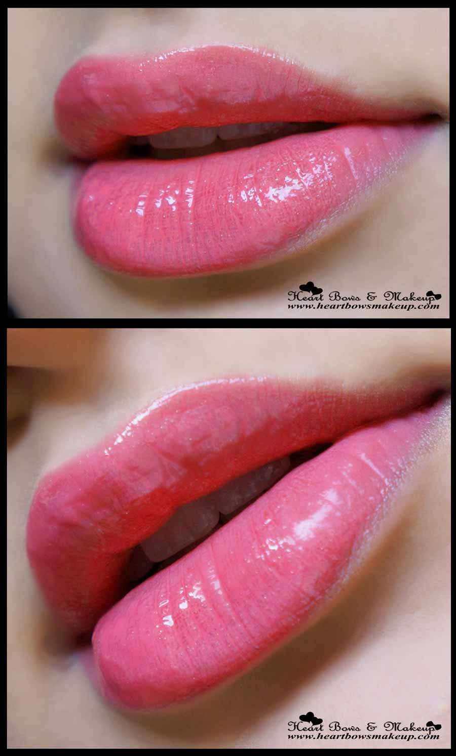 Maybelline lip Polish Glam 9 swatches Maybelline Glam 9 Lips