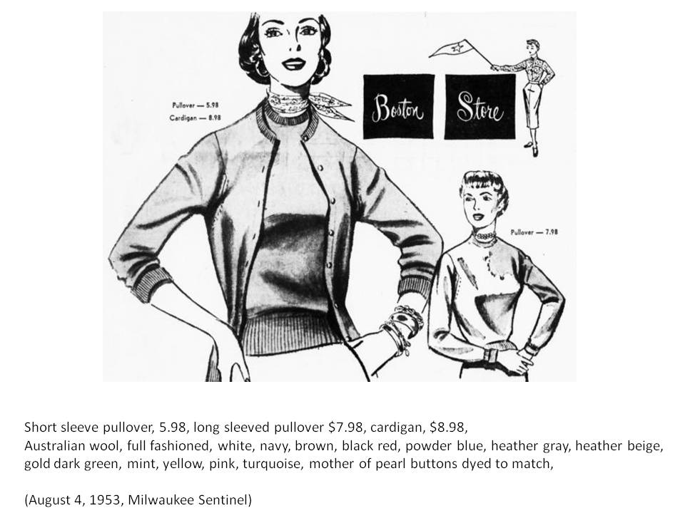 Pintucks Vintage Fashions from Fall 1953