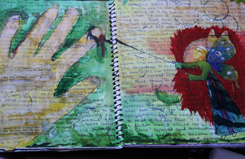 Living Creatively Art Journaling and remembering