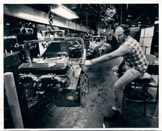 Flint Expatriates Flint Photos Chevrolet Engine Assembly Line in 1980