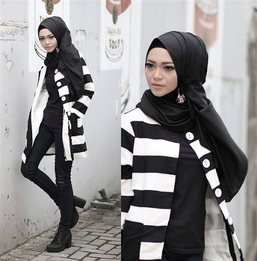 model baju muslim casual wanita terbaru 2015/2016