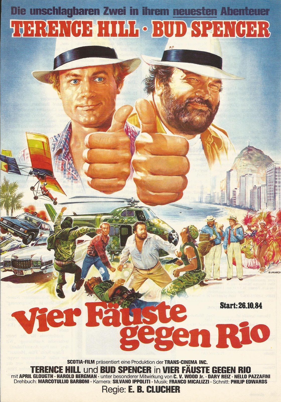 Bud Spencer & Terence Hill Fotogalerie Jess Hill 1972 & Ross & Terence
