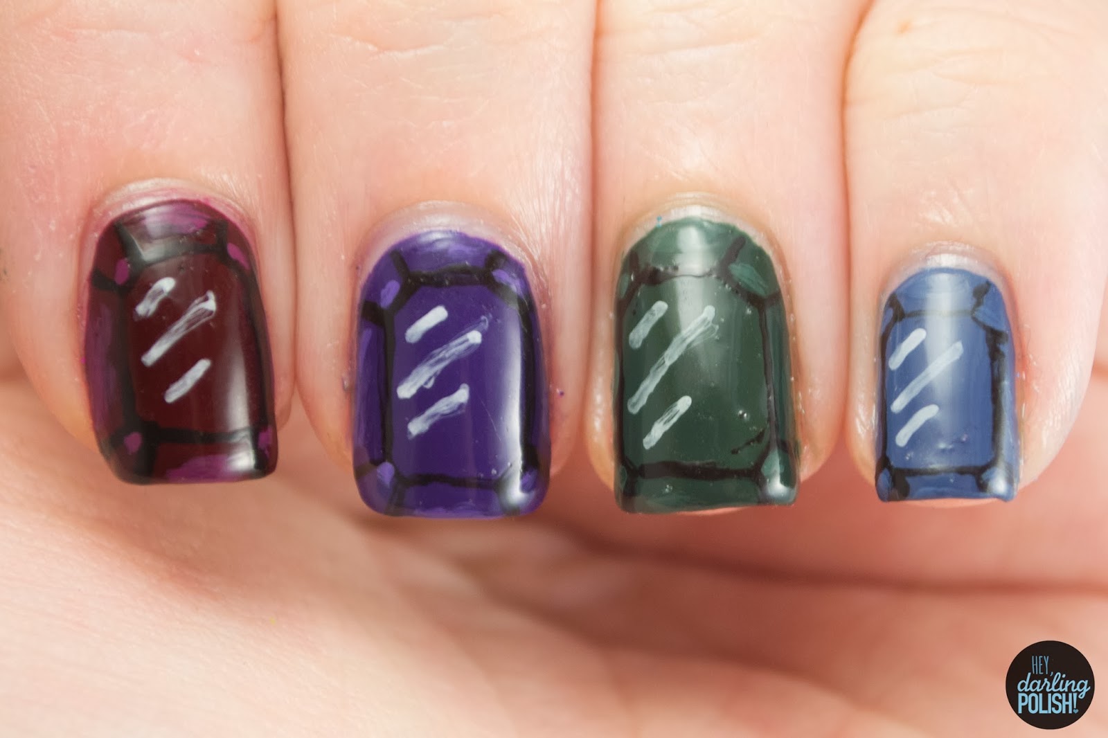 Hey, Darling Polish! NailArtAGoGo Day 2 Jewel Tones