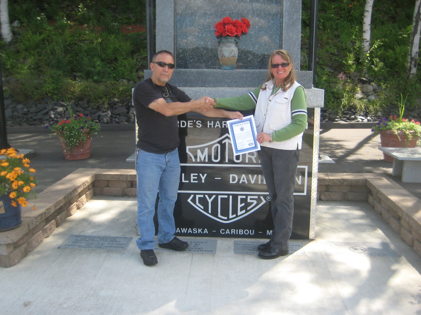 Lovers of Life Four Corner Park in Madawaska Maine