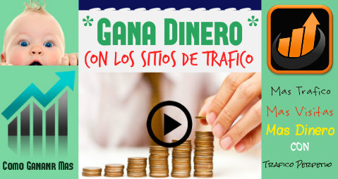Gana Dinero con Trafico Web Mas Visitas es Igual a mas Dinero